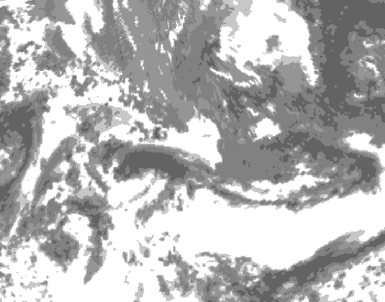 GDPS total cloud 210 hour forecast chart for Canada based on 2026/05/20 1200Z data
