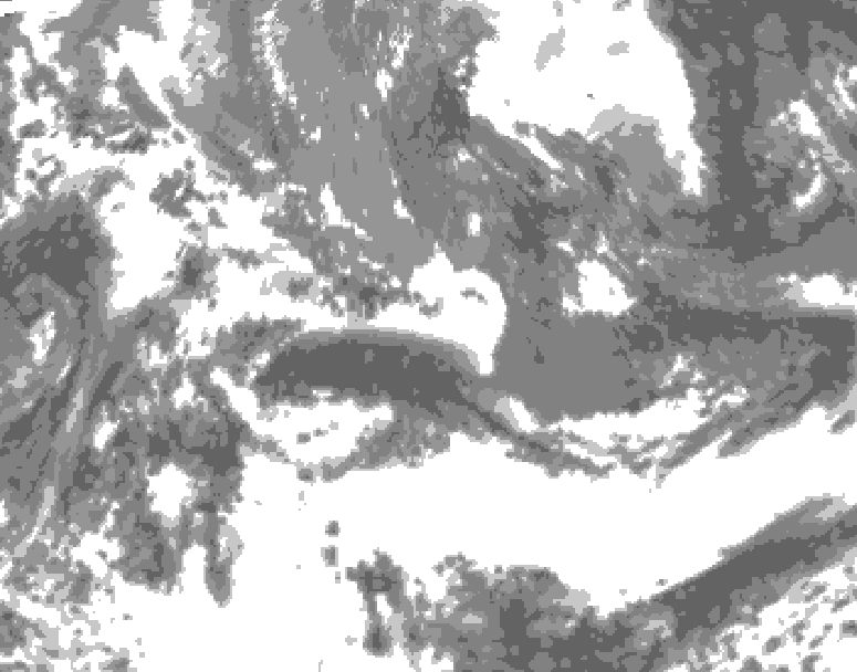GDPS total cloud 216 hour forecast chart for Canada based on 2026/05/20 1200Z data