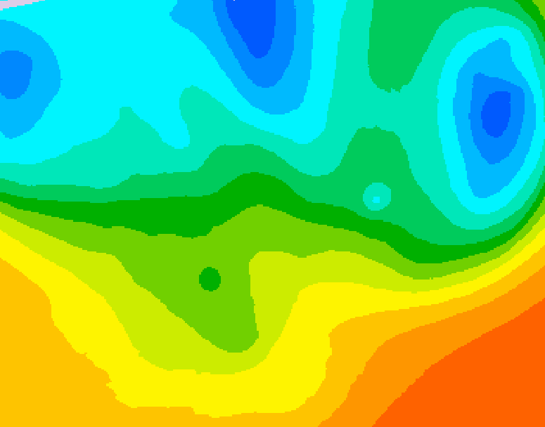 GDPS 500 millibar geopotential height 048 hour forecast chart for Canada based on 2026/05/21 0000Z data