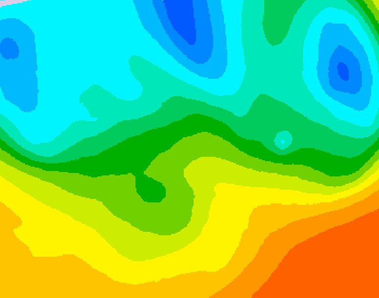 GDPS 500 millibar geopotential height 060 hour forecast chart for Canada based on 2026/05/21 0000Z data