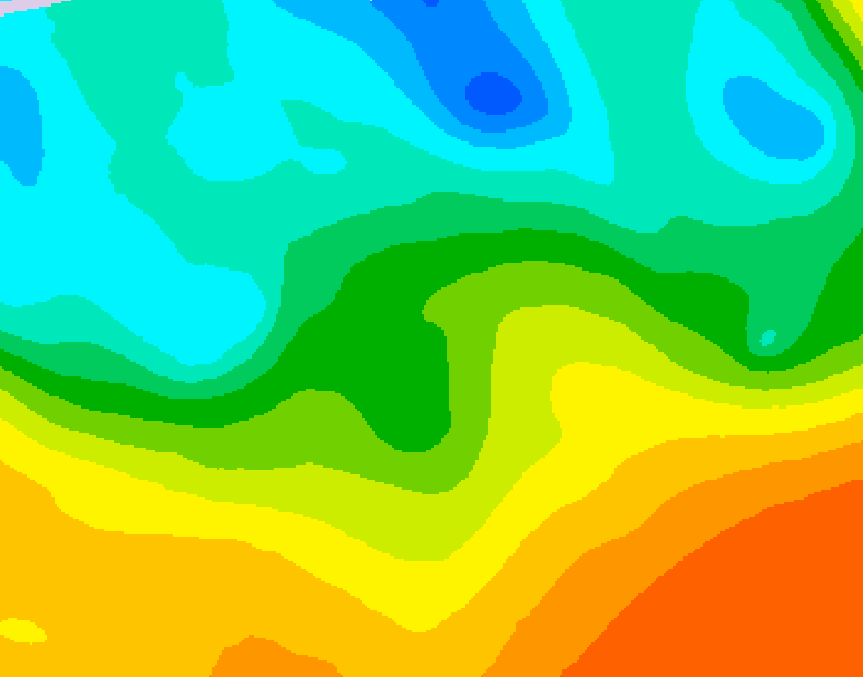 GDPS 500 millibar geopotential height 084 hour forecast chart for Canada based on 2026/05/21 0000Z data