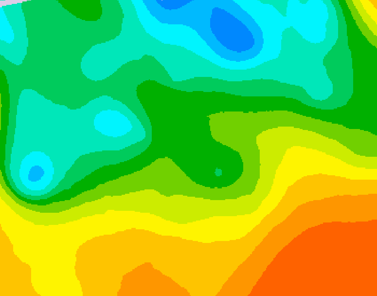 GDPS 500 millibar geopotential height 108 hour forecast chart for Canada based on 2026/05/21 0000Z data