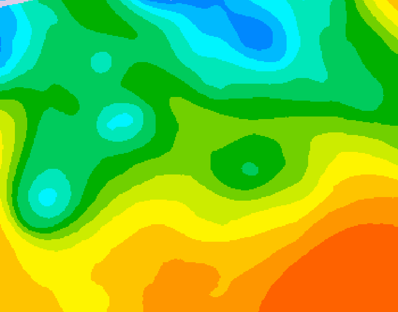 GDPS 500 millibar geopotential height 120 hour forecast chart for Canada based on 2026/05/21 0000Z data