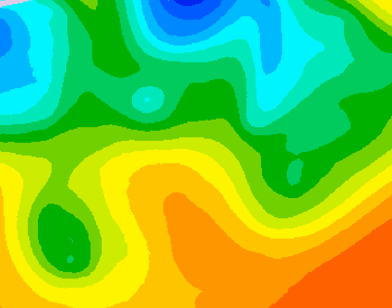 GDPS 500 millibar geopotential height 156 hour forecast chart for Canada based on 2026/05/21 0000Z data