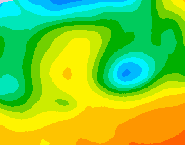 GDPS 500 millibar geopotential height 228 hour forecast chart for Canada based on 2026/05/21 0000Z data