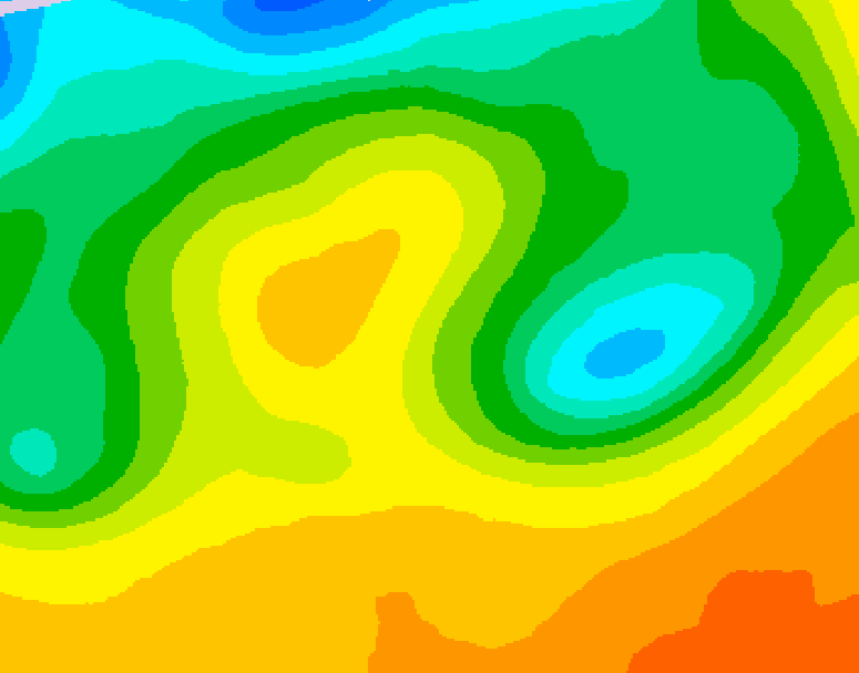 GDPS 500 millibar geopotential height 240 hour forecast chart for Canada based on 2026/05/21 0000Z data