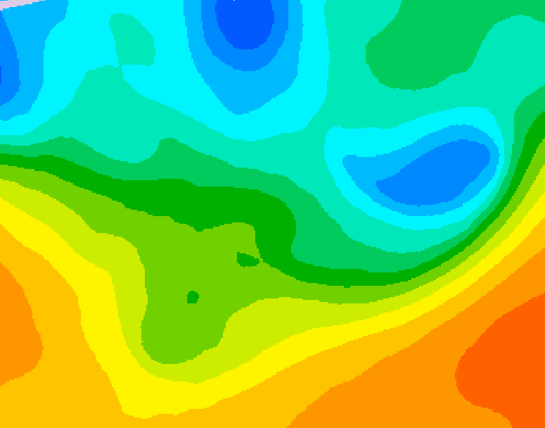 GDPS 500 millibar geopotential height 006 hour forecast chart for Canada based on 2026/05/21 1200Z data