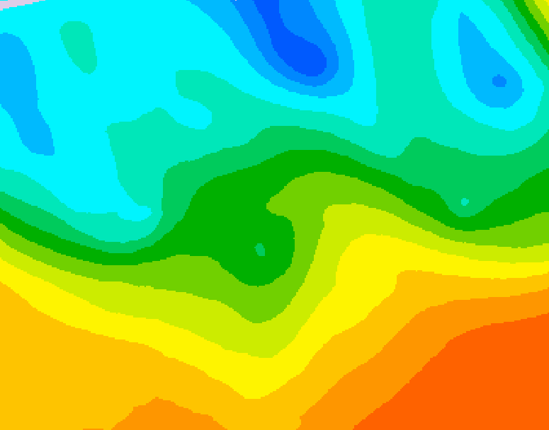 GDPS 500 millibar geopotential height 066 hour forecast chart for Canada based on 2026/05/21 1200Z data