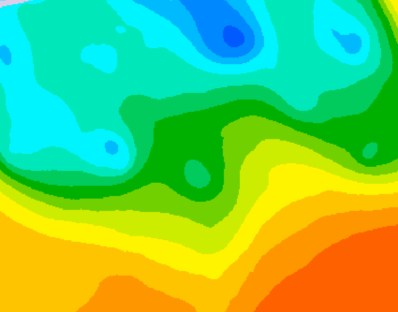 GDPS 500 millibar geopotential height 078 hour forecast chart for Canada based on 2026/05/21 1200Z data