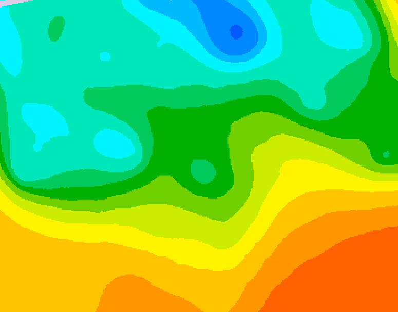 GDPS 500 millibar geopotential height 084 hour forecast chart for Canada based on 2026/05/21 1200Z data