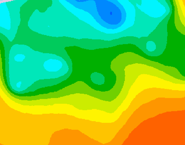 GDPS 500 millibar geopotential height 090 hour forecast chart for Canada based on 2026/05/21 1200Z data