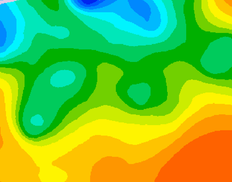 GDPS 500 millibar geopotential height 108 hour forecast chart for Canada based on 2026/05/21 1200Z data