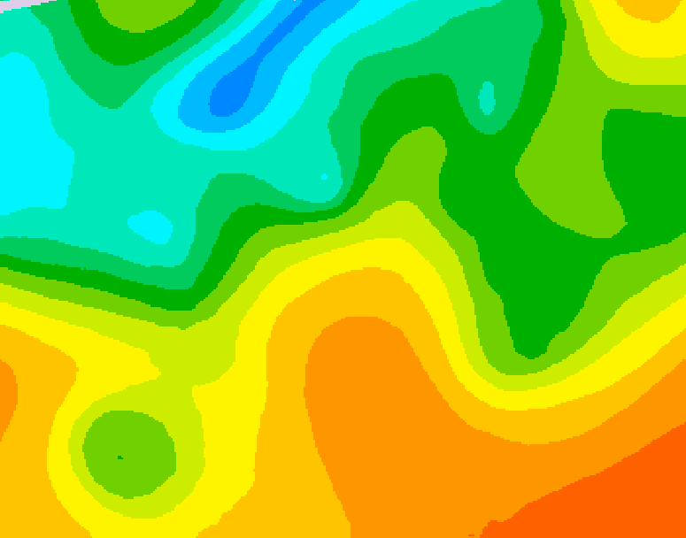 GDPS 500 millibar geopotential height 156 hour forecast chart for Canada based on 2026/05/21 1200Z data