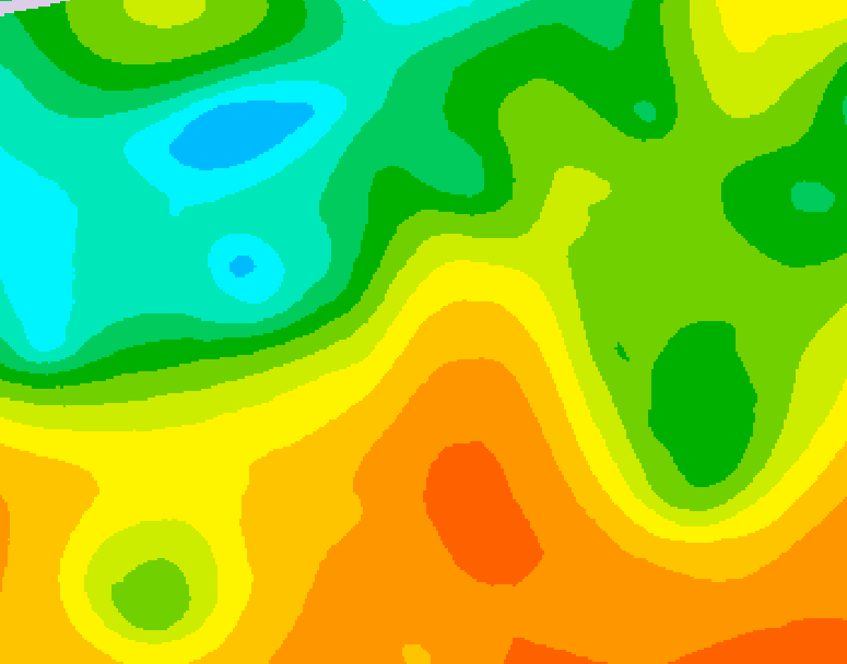 GDPS 500 millibar geopotential height 174 hour forecast chart for Canada based on 2026/05/21 1200Z data