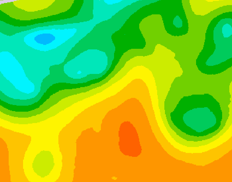 GDPS 500 millibar geopotential height 186 hour forecast chart for Canada based on 2026/05/21 1200Z data