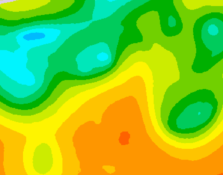 GDPS 500 millibar geopotential height 192 hour forecast chart for Canada based on 2026/05/21 1200Z data