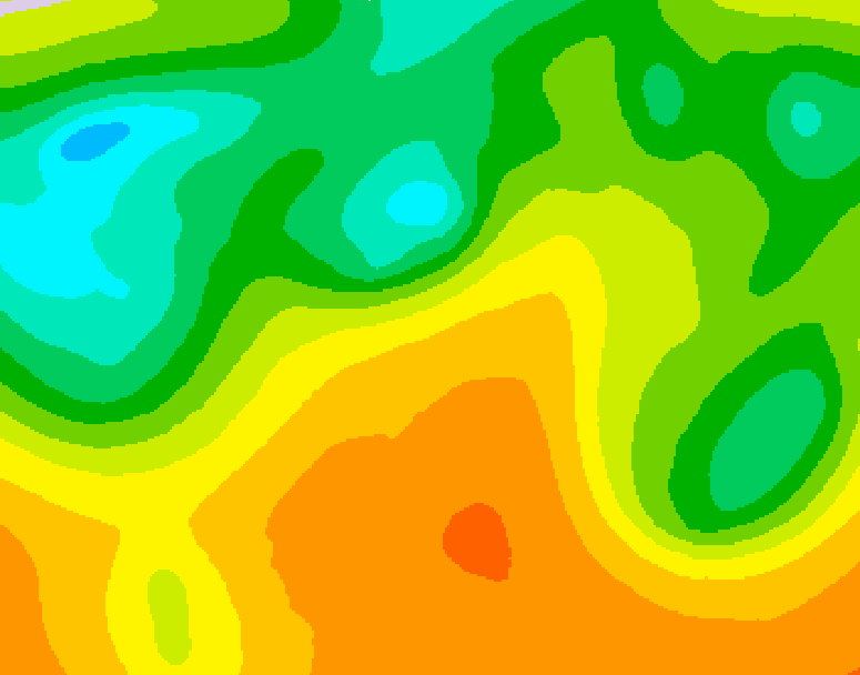 GDPS 500 millibar geopotential height 198 hour forecast chart for Canada based on 2026/05/21 1200Z data