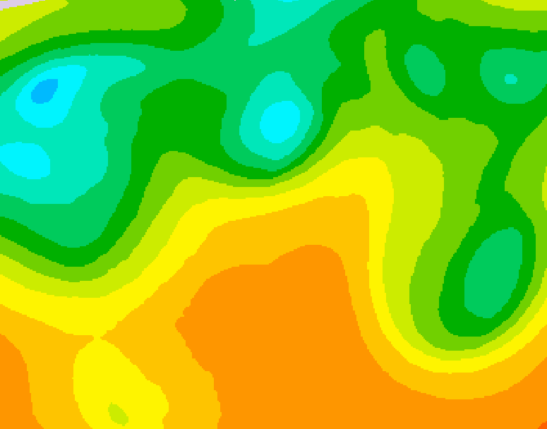 GDPS 500 millibar geopotential height 204 hour forecast chart for Canada based on 2026/05/21 1200Z data