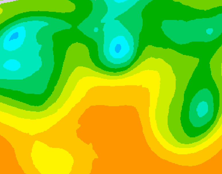 GDPS 500 millibar geopotential height 210 hour forecast chart for Canada based on 2026/05/21 1200Z data