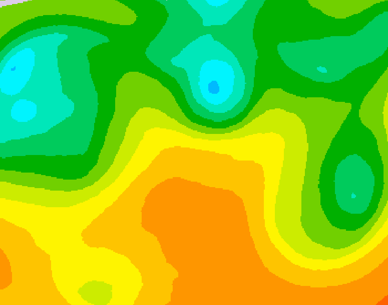 GDPS 500 millibar geopotential height 216 hour forecast chart for Canada based on 2026/05/21 1200Z data