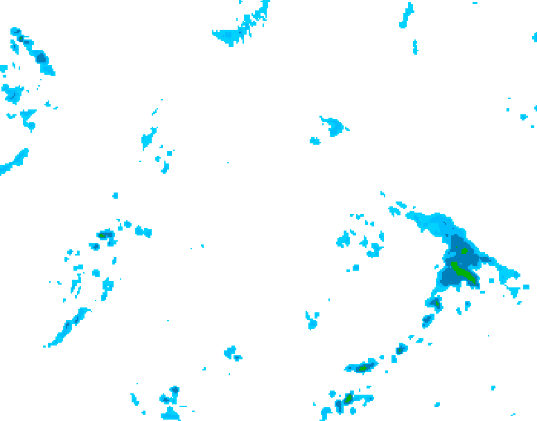 GDPS precipitation 126 hour forecast chart for Canada based on 2026/05/21 0000Z data