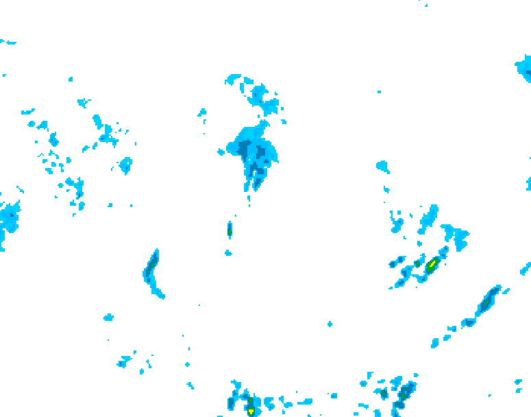 GDPS precipitation 150 hour forecast chart for Canada based on 2026/05/21 1200Z data