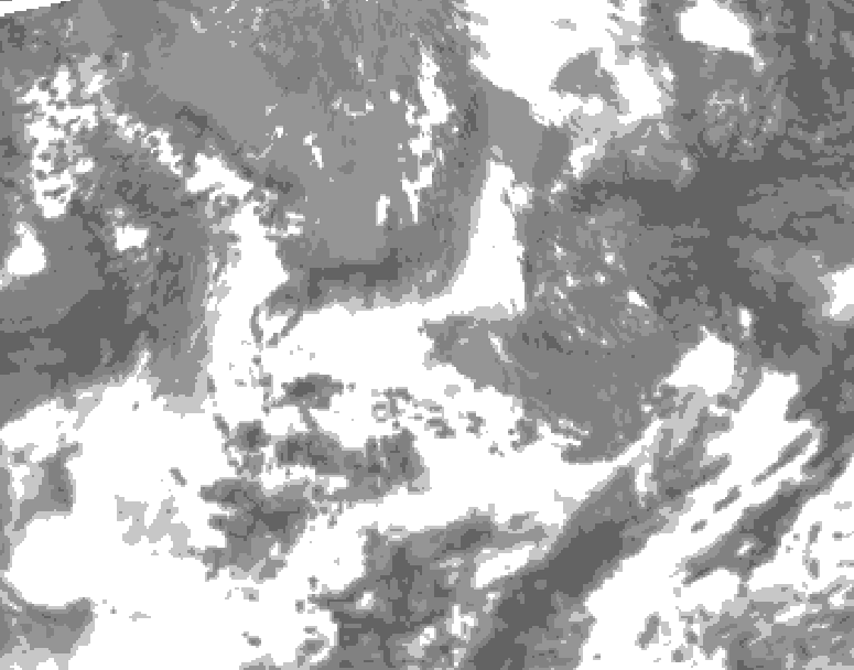 GDPS total cloud 006 hour forecast chart for Canada based on 2026/05/21 0000Z data