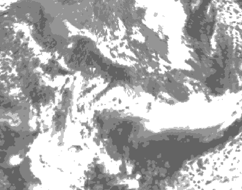 GDPS total cloud 060 hour forecast chart for Canada based on 2026/05/21 0000Z data