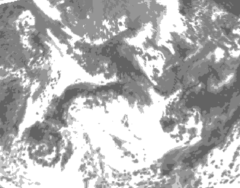 GDPS total cloud 168 hour forecast chart for Canada based on 2026/05/21 0000Z data