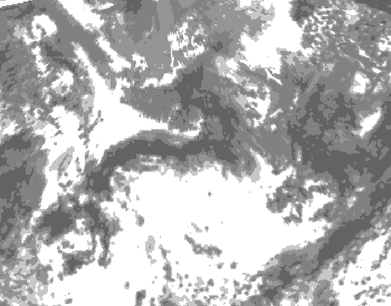 GDPS total cloud 174 hour forecast chart for Canada based on 2026/05/21 0000Z data