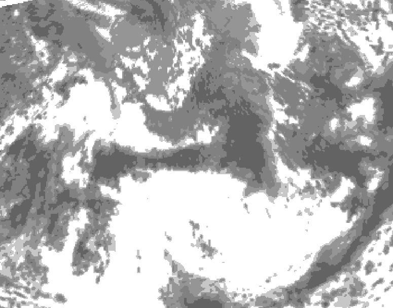 GDPS total cloud 186 hour forecast chart for Canada based on 2026/05/21 0000Z data