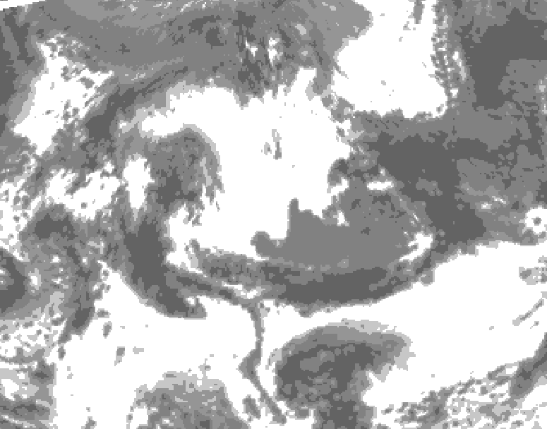 GDPS total cloud 228 hour forecast chart for Canada based on 2026/05/21 0000Z data