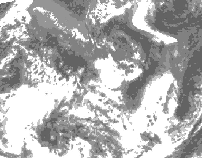 GDPS total cloud 228 hour forecast chart for Canada based on 2026/05/21 1200Z data