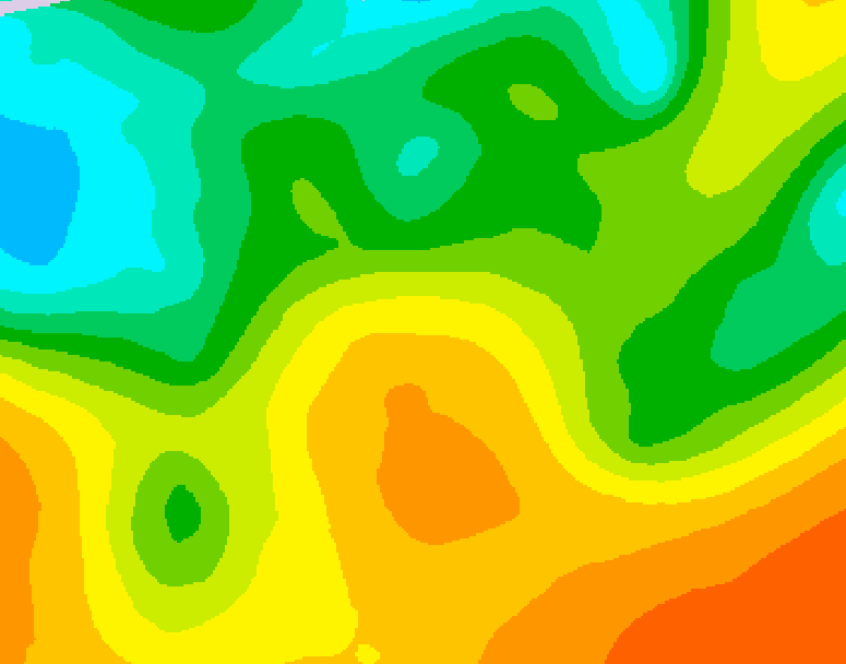 GDPS 500 millibar geopotential height 138 hour forecast chart for Canada based on 2026/05/22 0000Z data