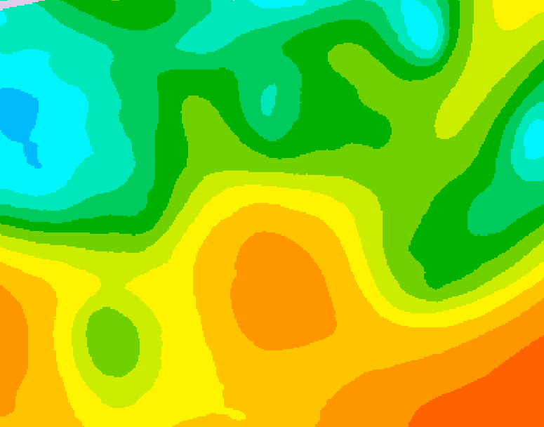 GDPS 500 millibar geopotential height 144 hour forecast chart for Canada based on 2026/05/22 0000Z data
