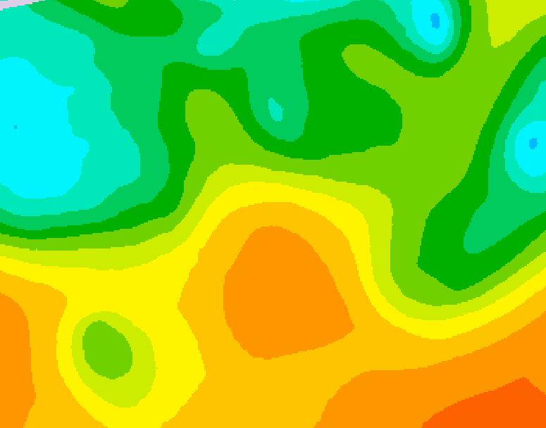 GDPS 500 millibar geopotential height 150 hour forecast chart for Canada based on 2026/05/22 0000Z data