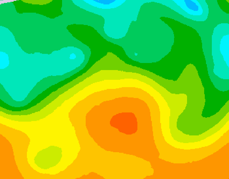 GDPS 500 millibar geopotential height 174 hour forecast chart for Canada based on 2026/05/22 0000Z data