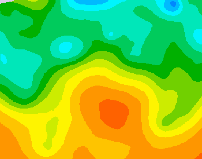 GDPS 500 millibar geopotential height 186 hour forecast chart for Canada based on 2026/05/22 0000Z data