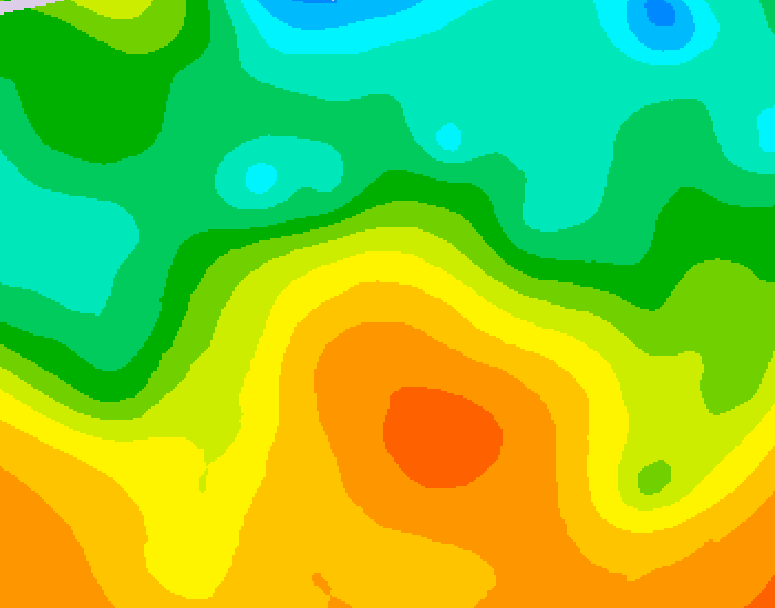 GDPS 500 millibar geopotential height 192 hour forecast chart for Canada based on 2026/05/22 0000Z data