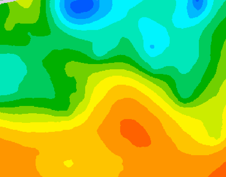GDPS 500 millibar geopotential height 216 hour forecast chart for Canada based on 2026/05/22 0000Z data