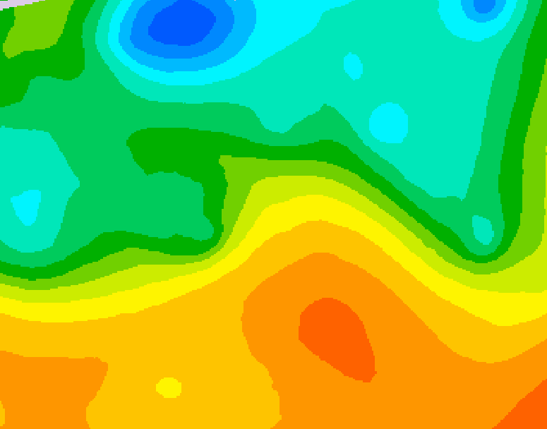 GDPS 500 millibar geopotential height 228 hour forecast chart for Canada based on 2026/05/22 0000Z data