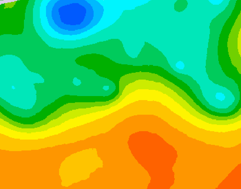 GDPS 500 millibar geopotential height 240 hour forecast chart for Canada based on 2026/05/22 0000Z data