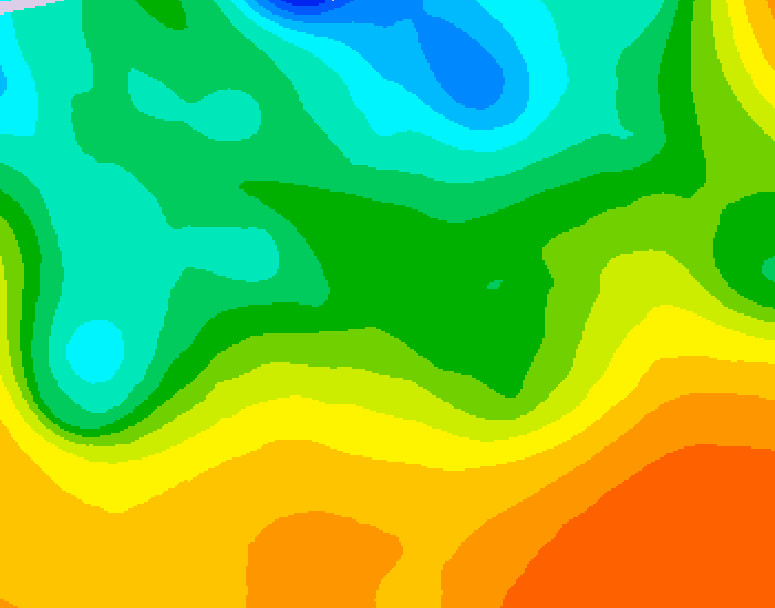 GDPS 500 millibar geopotential height 078 hour forecast chart for Canada based on 2026/05/22 1200Z data