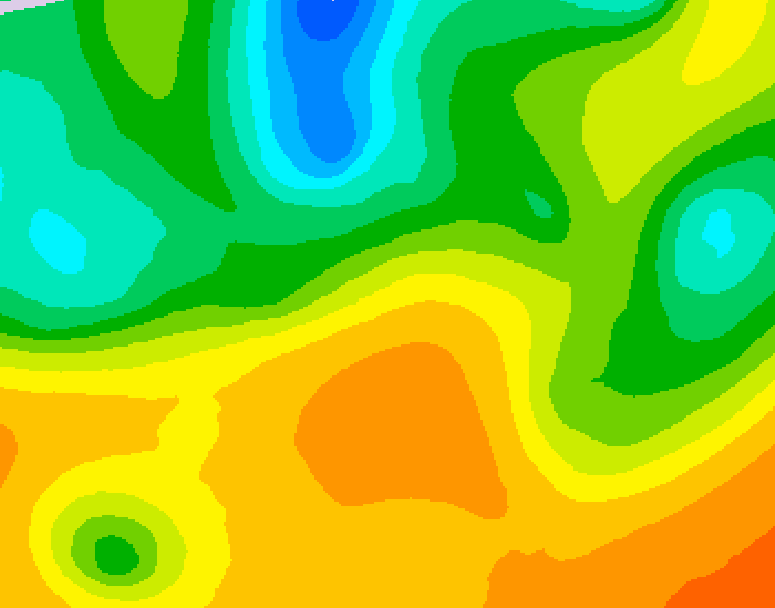 GDPS 500 millibar geopotential height 144 hour forecast chart for Canada based on 2026/05/22 1200Z data