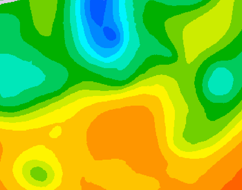 GDPS 500 millibar geopotential height 156 hour forecast chart for Canada based on 2026/05/22 1200Z data