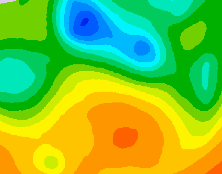 GDPS 500 millibar geopotential height 192 hour forecast chart for Canada based on 2026/05/22 1200Z data