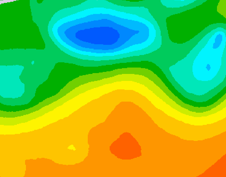 GDPS 500 millibar geopotential height 228 hour forecast chart for Canada based on 2026/05/22 1200Z data