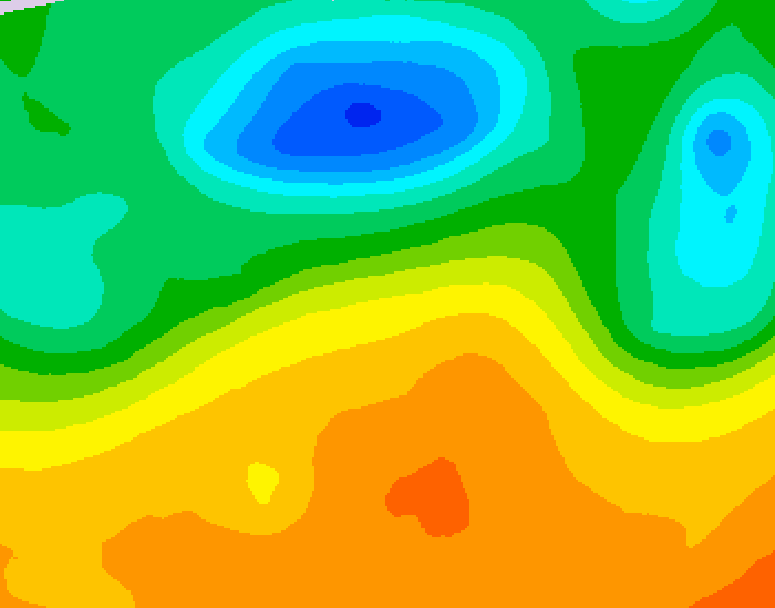 GDPS 500 millibar geopotential height 240 hour forecast chart for Canada based on 2026/05/22 1200Z data