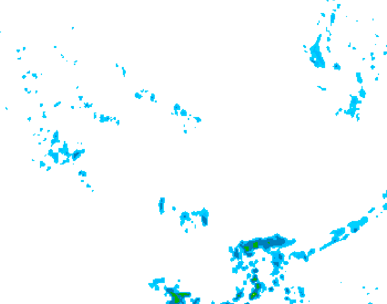 GDPS precipitation 024 hour forecast chart for Canada based on 2026/05/22 1200Z data