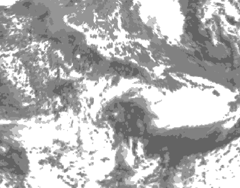 GDPS total cloud 048 hour forecast chart for Canada based on 2026/05/22 0000Z data